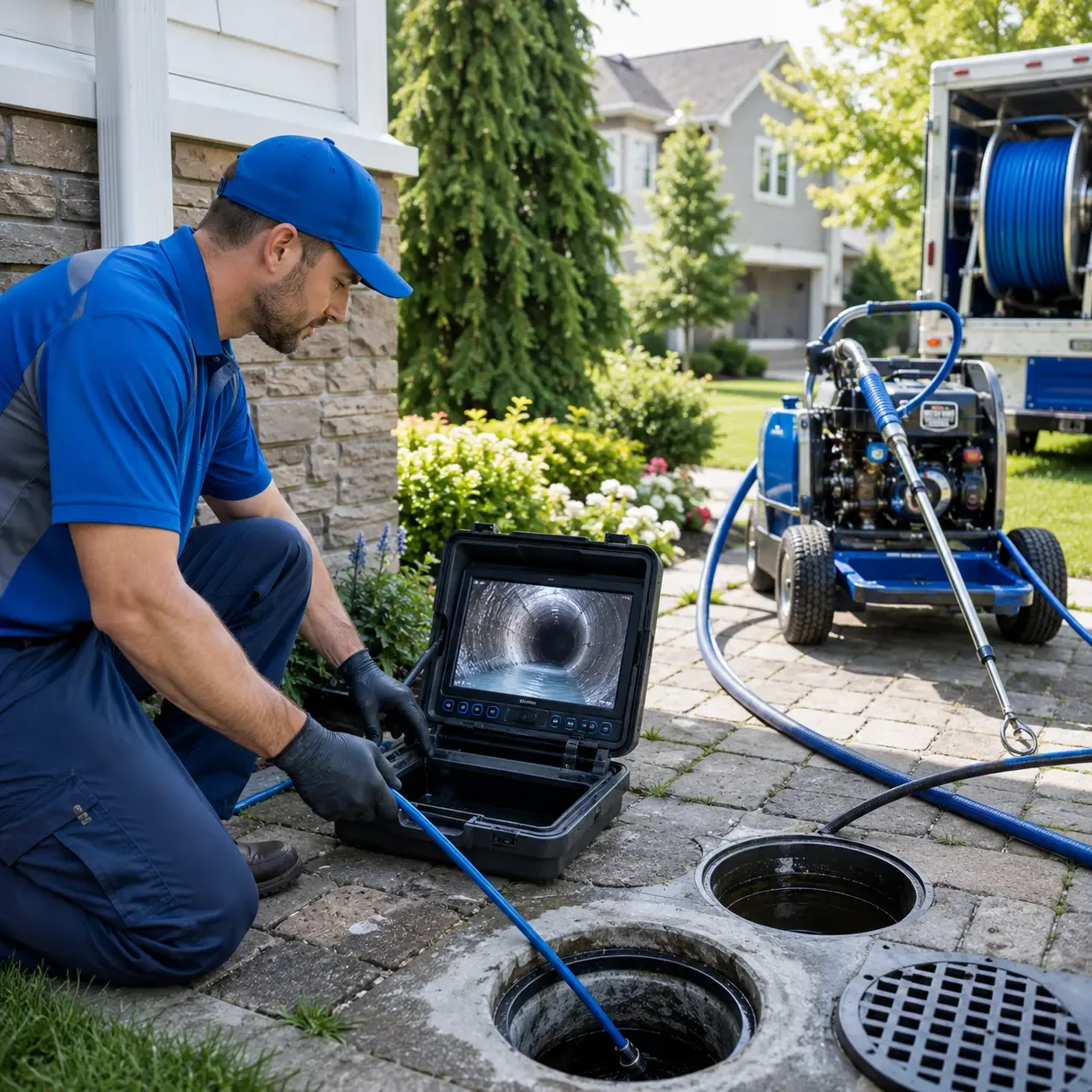 Outdoor drain cleaning professionals serving West Union, IL
